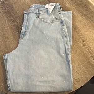 Hollister Curvy High Rise Straight Leg Jean